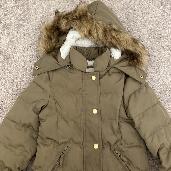 Winter warm Kids girl parka jacket size 6 - Picture 3 of 9